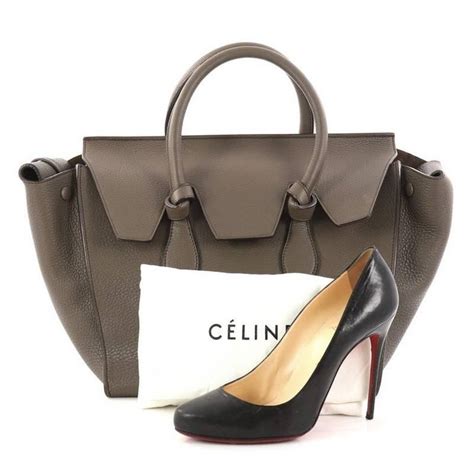 celine small tie knot tote|authentic celine handbags.